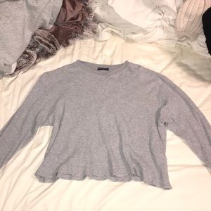 Brandy Melville grey longsleeve knit